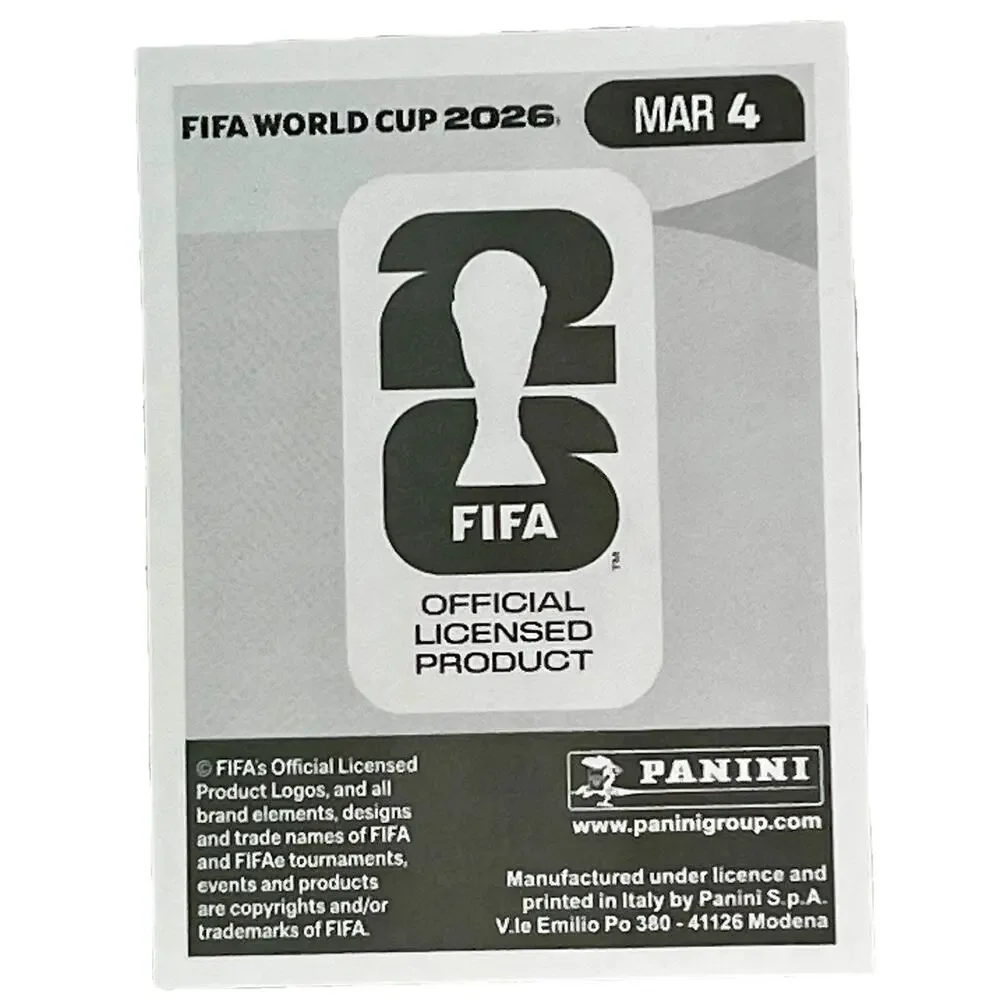 2026 Panini FIFA World Cup Achraf Hakimi Morocco Sticker MAR 4 PSG